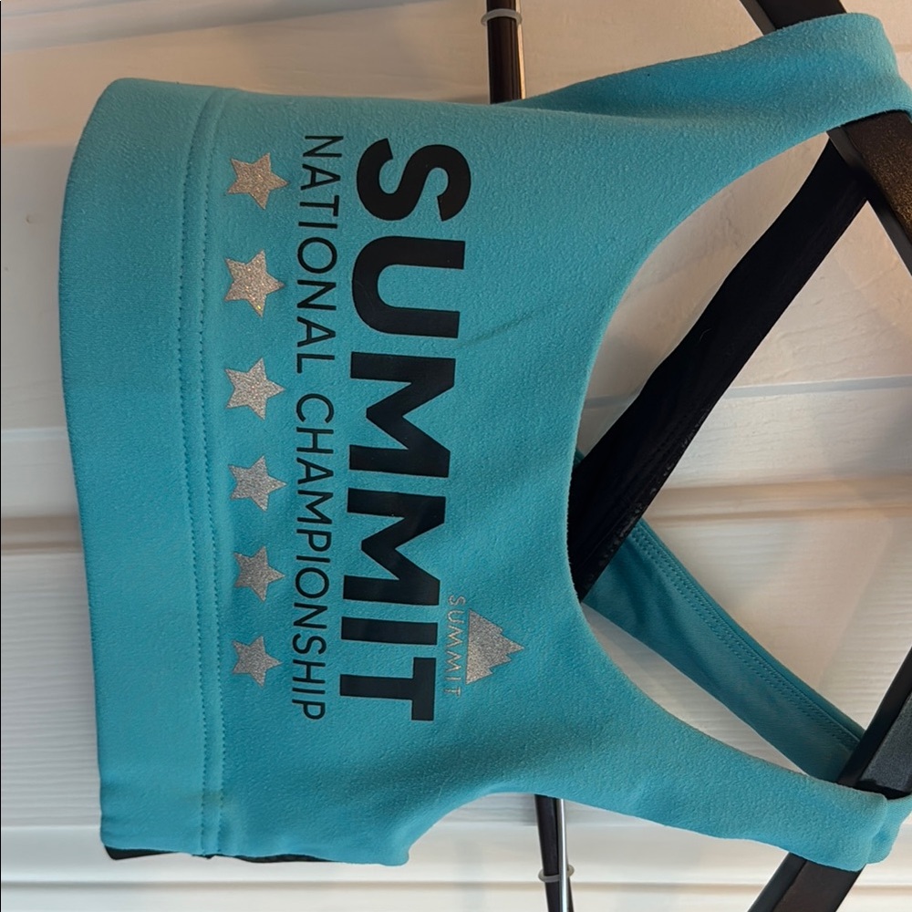 National Championship Women's Blue Sports Bra